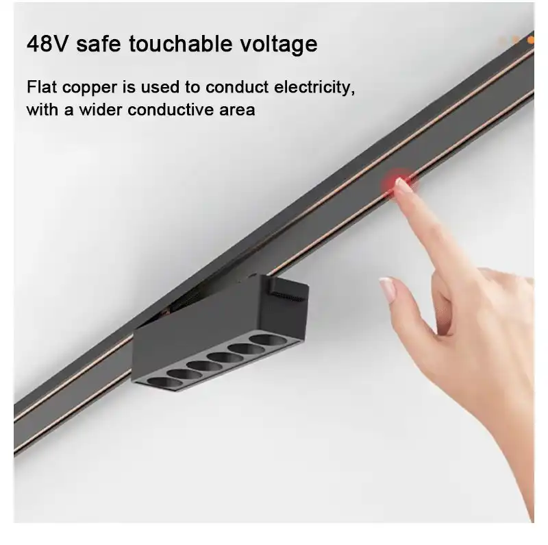 Ultra-Thin Magnetic Rail Lights for Modern Spaces | Free Shipping